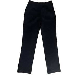Shin Choi womens black wool lined straight leg pants size 4 run small